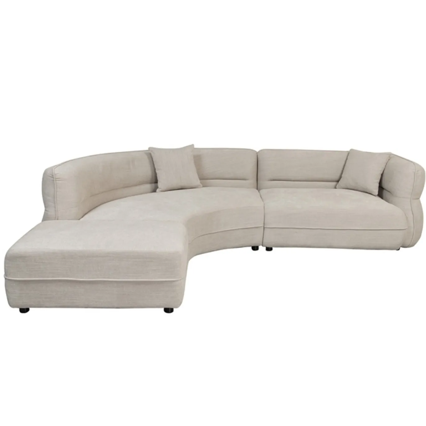 Pole to Pole Bank Rome 4-Zits + Hocker Beige