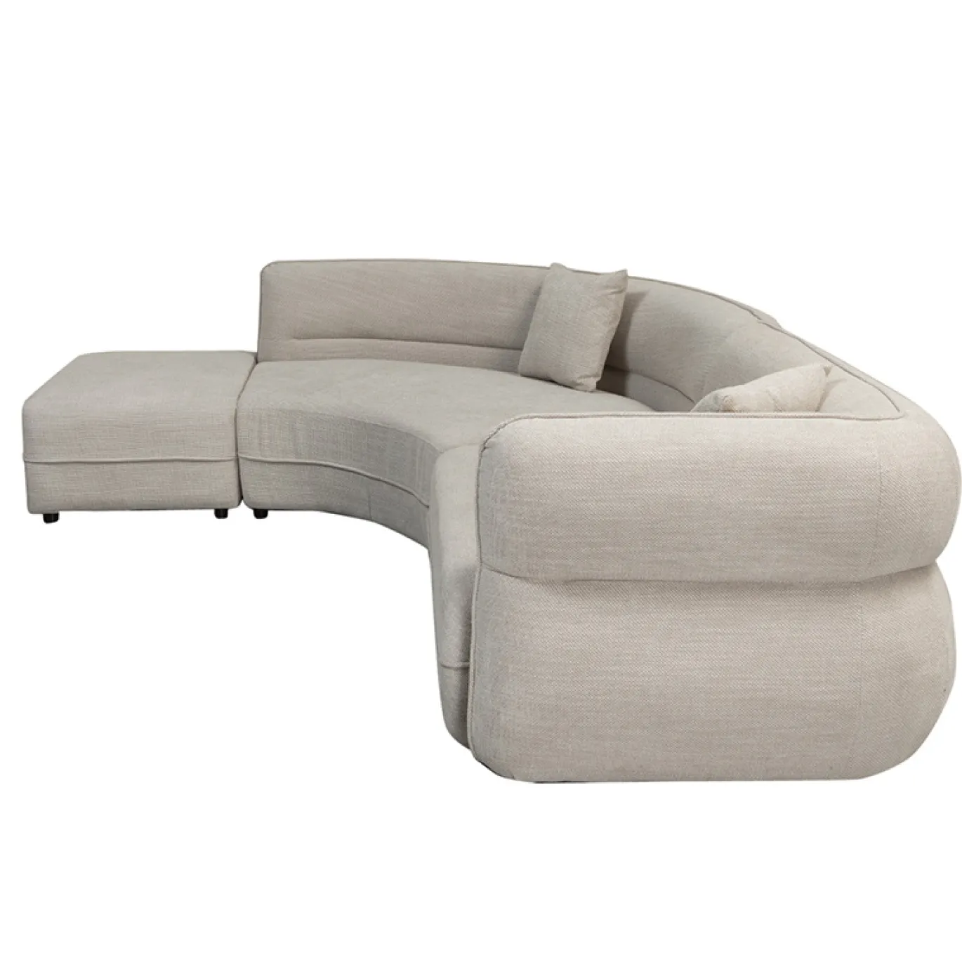 Pole to Pole Bank Rome 4-Zits + Hocker Beige