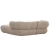 Pole to Pole Chaise Longue Bank New York 2,5-Zits Zand Bouclé