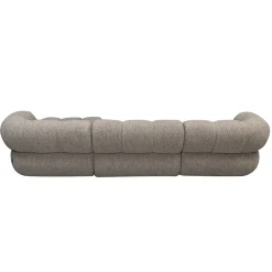 Pole to Pole Chaise Longue Bank New York 4-Zits Zand Bouclé