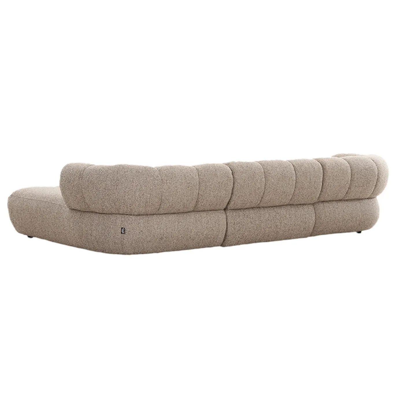 Pole to Pole Chaise Longue Bank New York 4-Zits Zand Bouclé