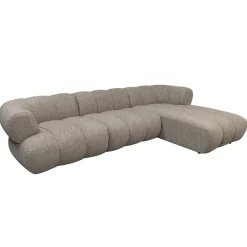 Pole to Pole Chaise Longue Bank New York 4-Zits Zand Bouclé