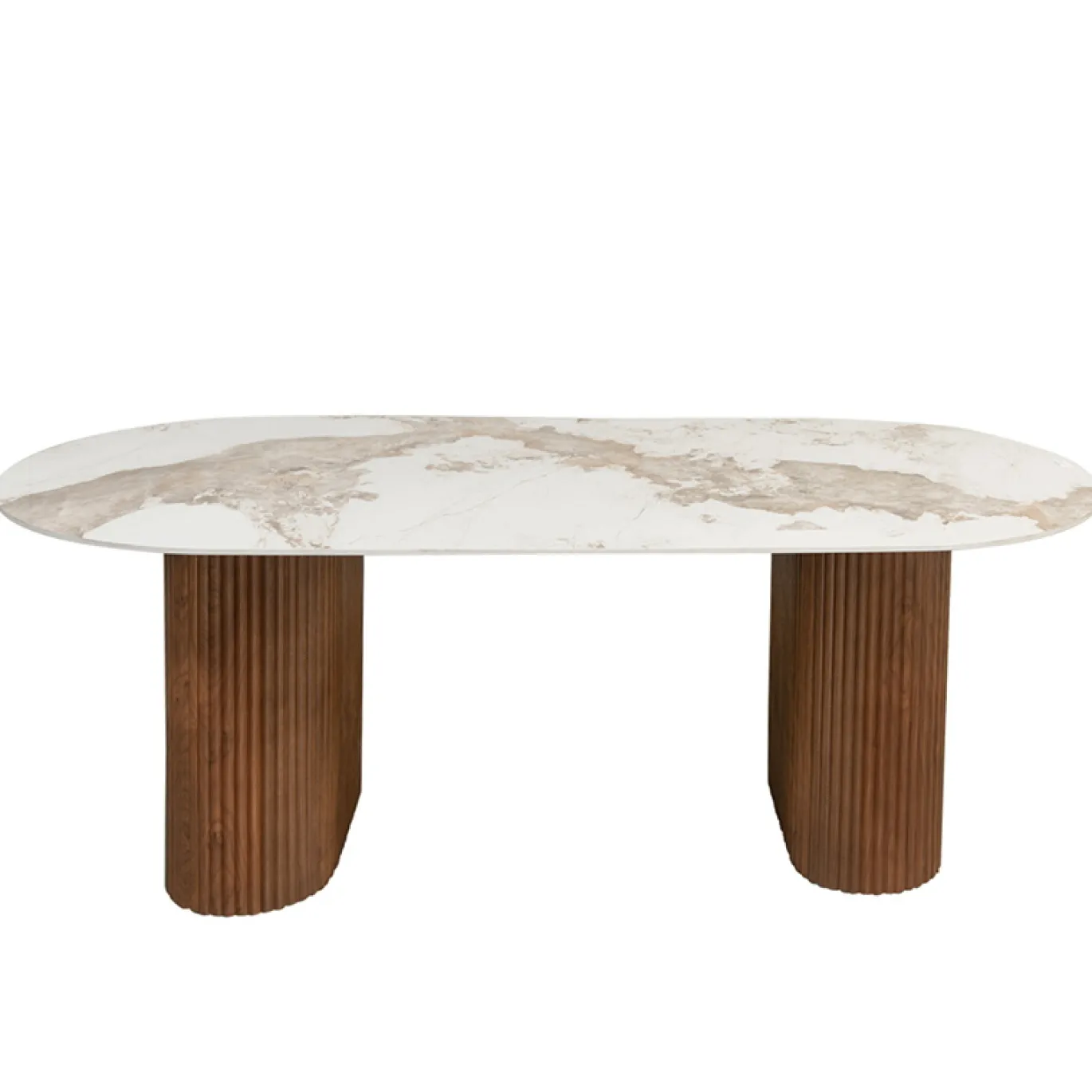 Pole to Pole Eettafel Urban Chique Marmerlook 220cm