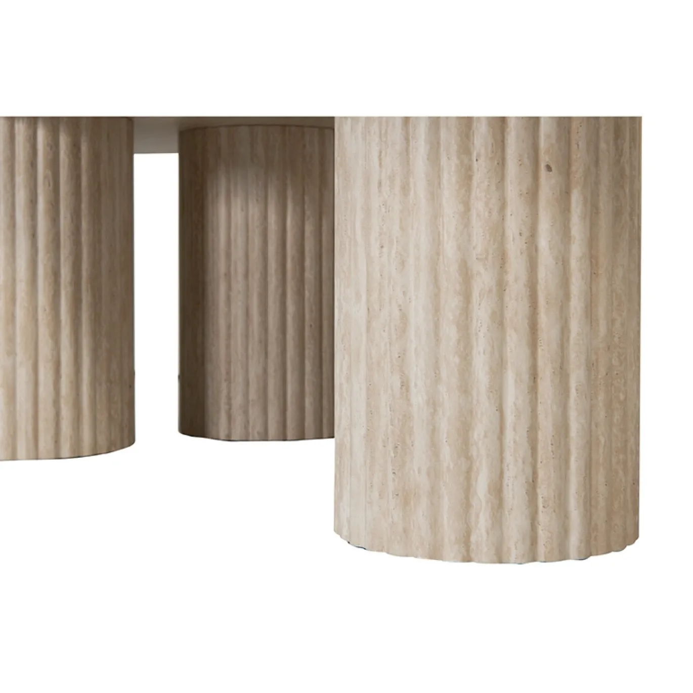 Pole to Pole Salontafel Craft Organisch Travertinlook