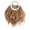 Pole to Pole Wanddecoratie Raffia Shell
