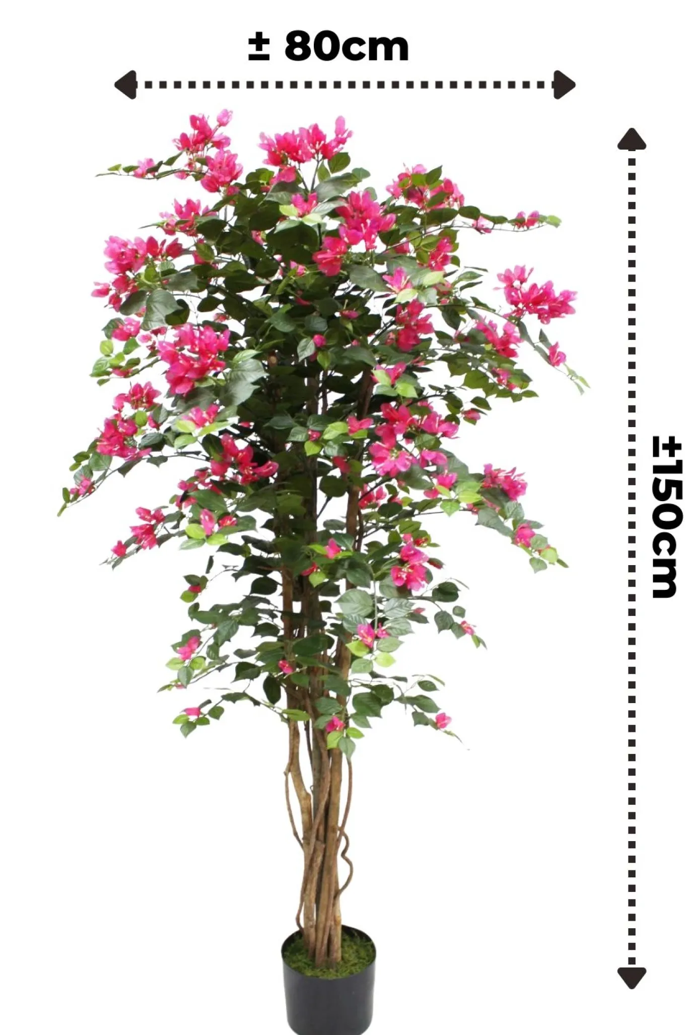 PrettyPlants Bougainvillea Kunstplant 150cm