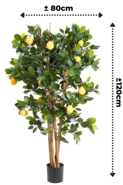 PrettyPlants Kunst Citroenboom 120cm