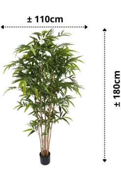 PrettyPlants Kunstplant Bamboe 180cm