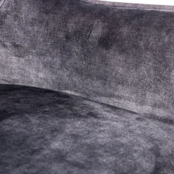PTMD Barkruk Fallon Velvet Antraciet