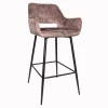 PTMD Barkruk Fallon Velvet Bruin