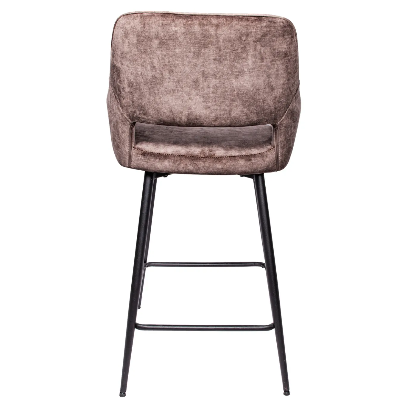 PTMD Barkruk Fal Low Velvet Bruin
