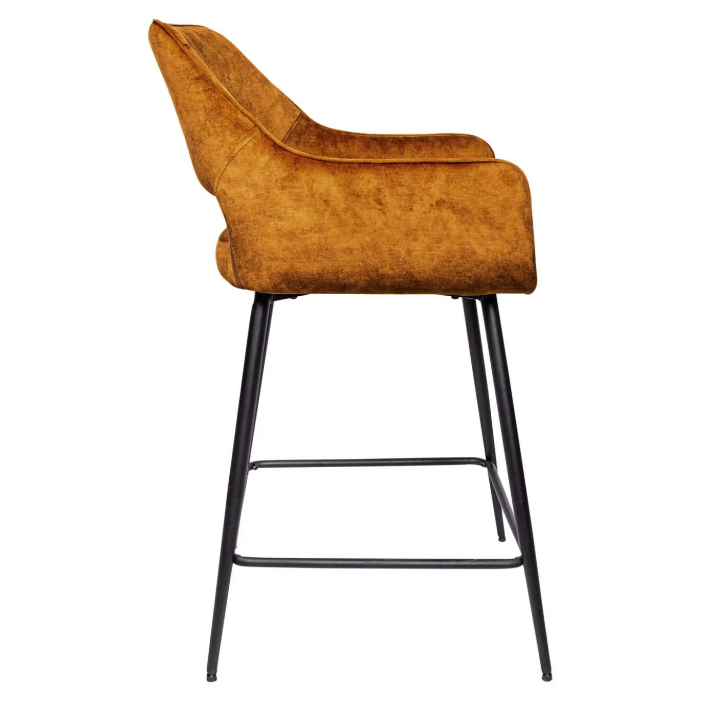 PTMD Barkruk Fal Low Velvet Rust