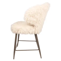PTMD Barstoel Ares Fluffy Beige