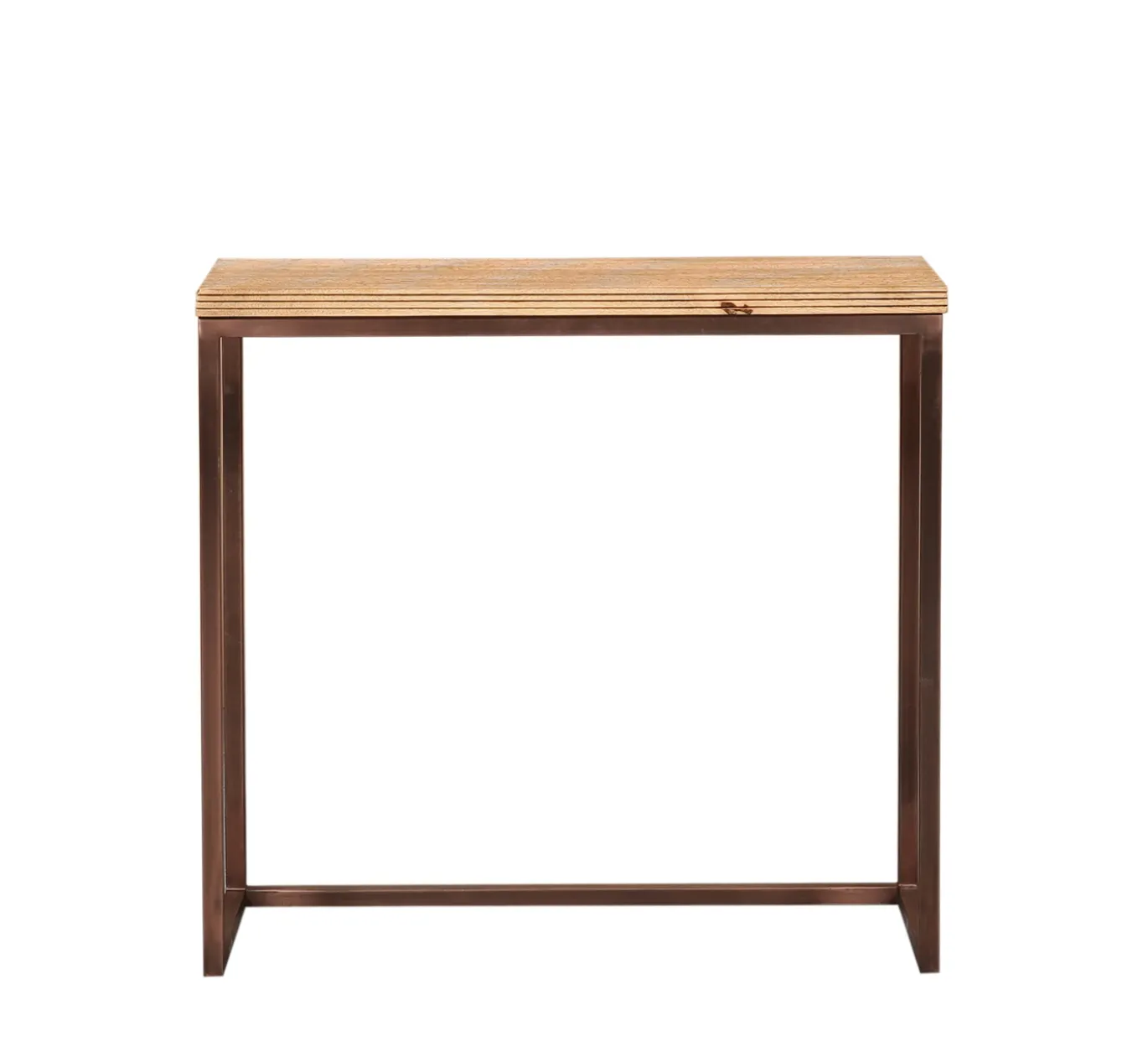PTMD Bijzettafel Zoah Naturel/Koper Set van 3