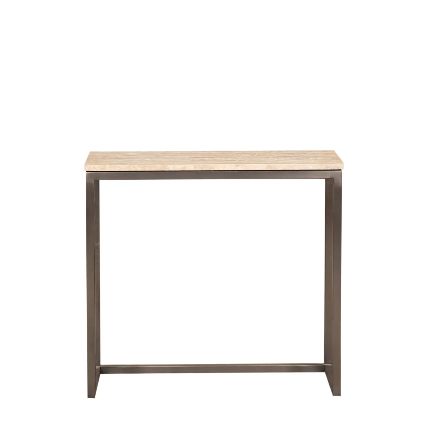 PTMD Bijzettafel Zoah Travertin/Zwart Set van 3