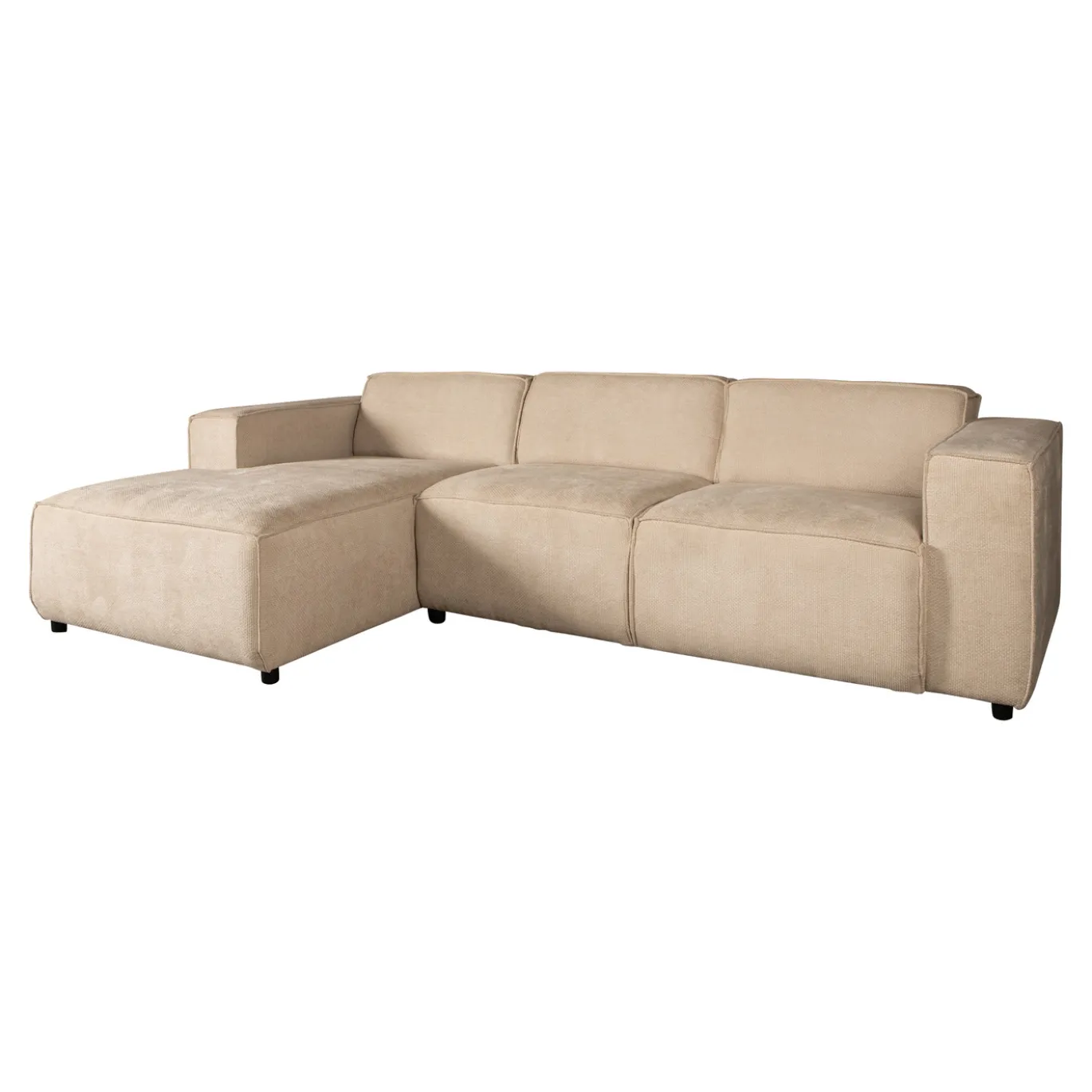 PTMD Chaise Longue Bank Trapani Links Mocca