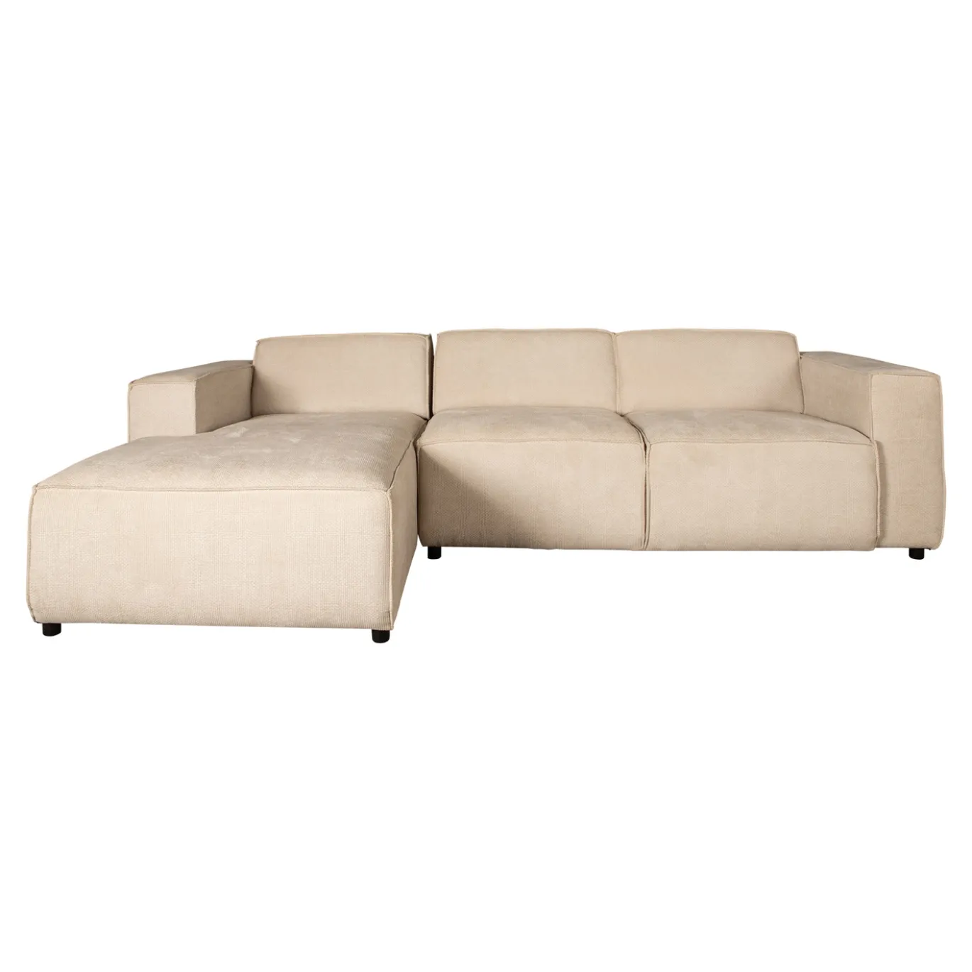 PTMD Chaise Longue Bank Trapani Links Mocca