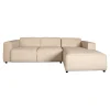 PTMD Chaise Longue Bank Trapani Rechts Mocca