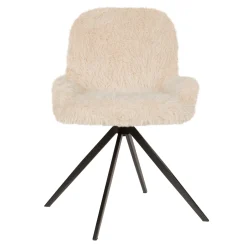 PTMD Eetkamerstoel Leander Hair Beige