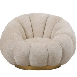 PTMD Fauteuil Daisy Crème