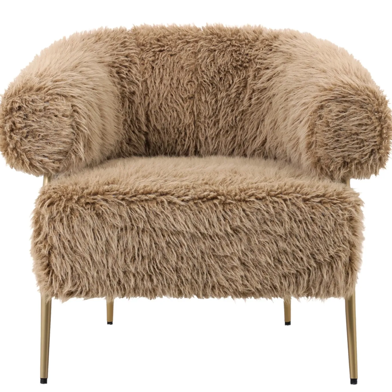 PTMD Fauteuil Hair Fluffy Bruin