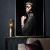 PTMD Glasschilderij Melani Ethnic Women