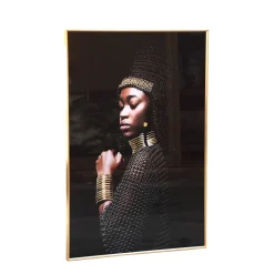 PTMD Glasschilderij Melani Ethnic Women