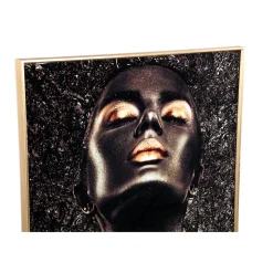 PTMD Glasschilderij Melani Shimmer Gold Woman