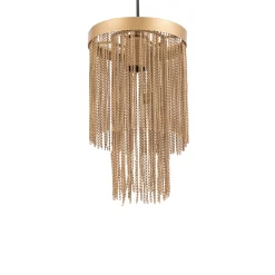 PTMD Hanglamp Brenton Goud Rond S