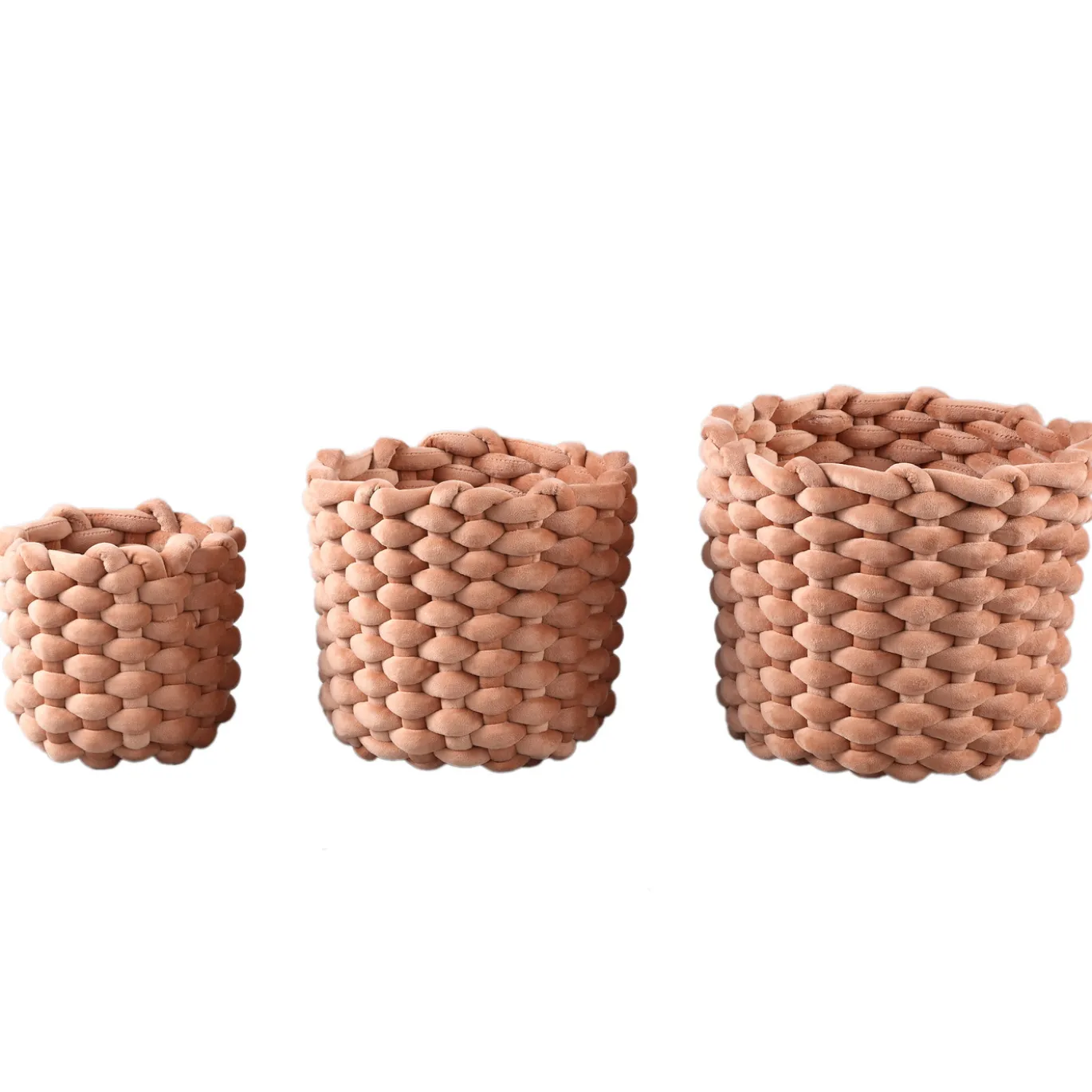 PTMD Mand Olliver Bruin Velvet Set van 3