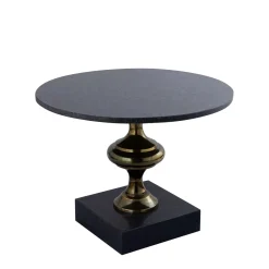 PTMD Salontafel Alano Zwart Marmer Ø61cm