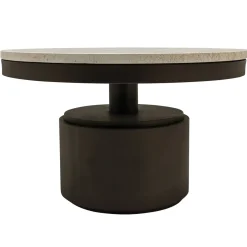 PTMD Salontafel Bregt Beige Marmer Ø60cm