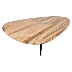 PTMD Salontafel Deeba Versteend Hout 130cm