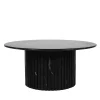 PTMD Salontafel Neelim Zwart Marmer Ø91cm