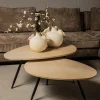 PTMD Salontafel Veria Beige Marmer Set van 2