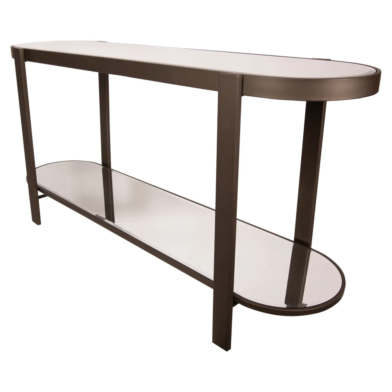 PTMD Sidetable Yozan Glas/Bruin 160cm