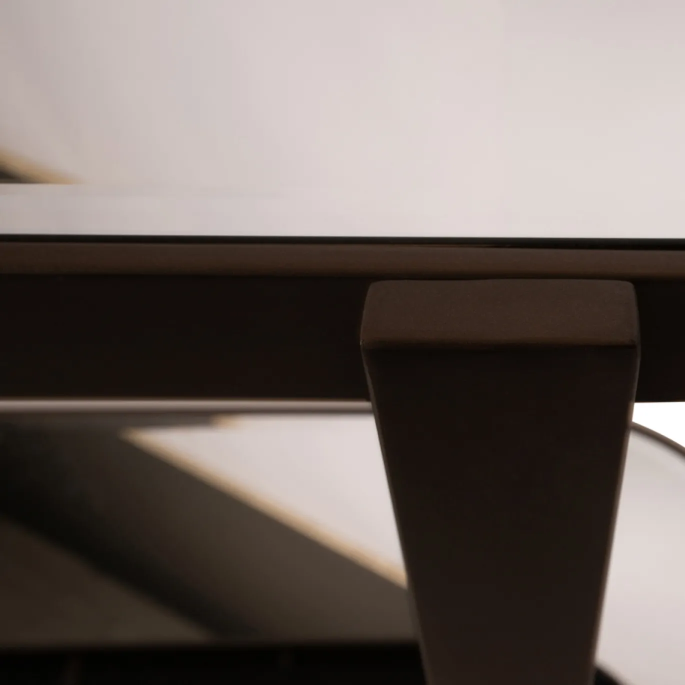PTMD Sidetable Yozan Glas/Bruin 160cm