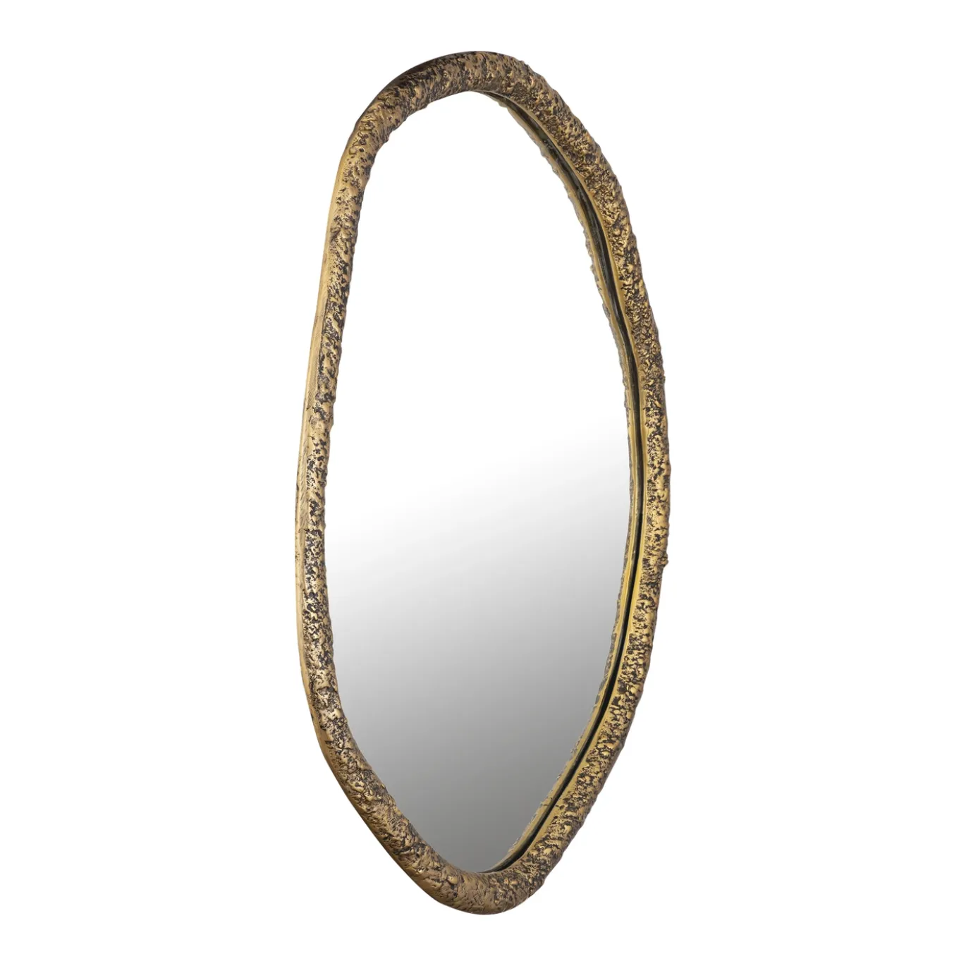 PTMD Spiegel Paislie Brass Organisch Rond