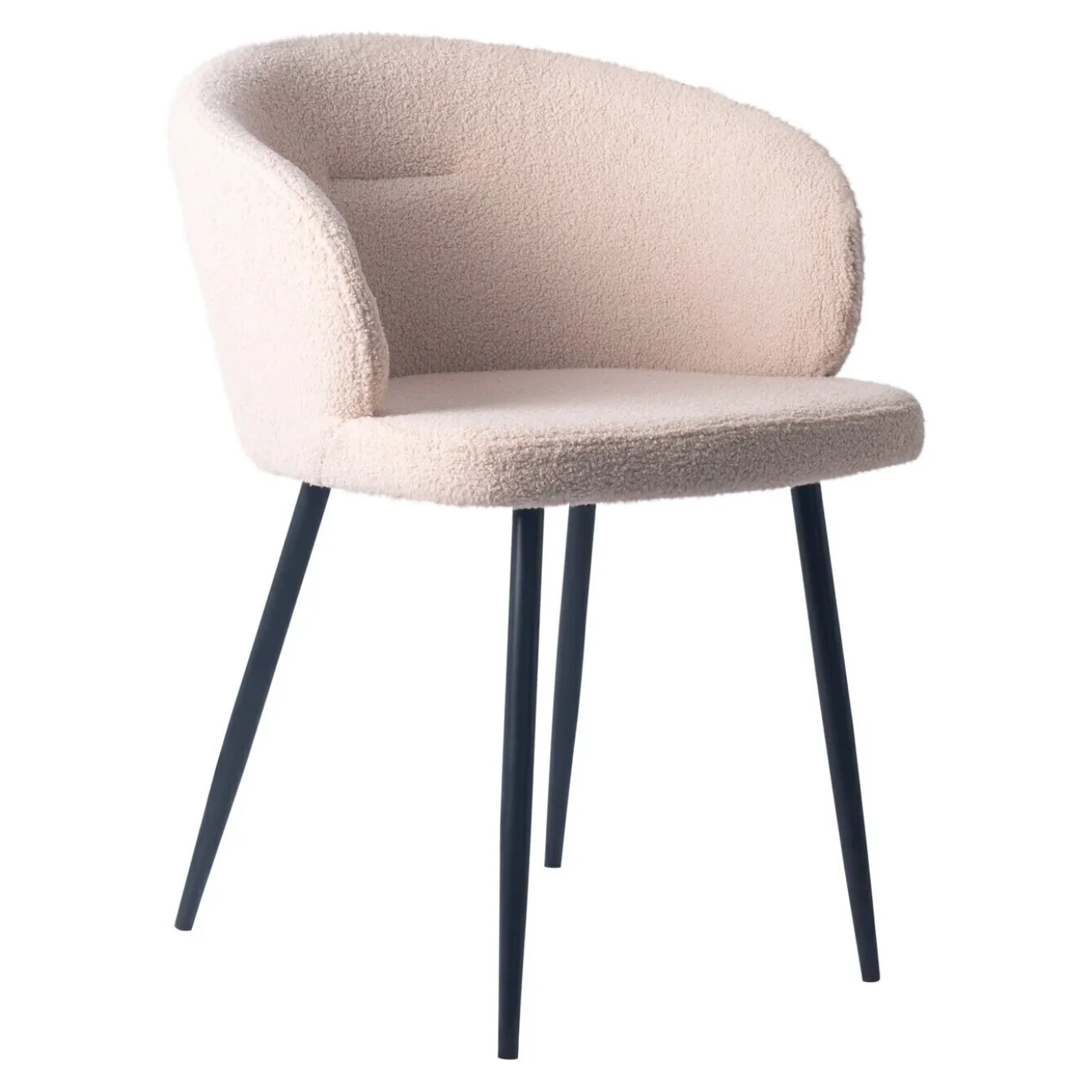 PTMD Stoel Move Teddy Sand Half Rond