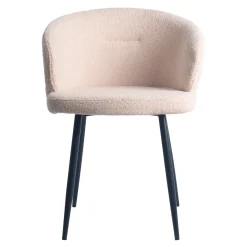 PTMD Stoel Move Teddy Sand Half Rond