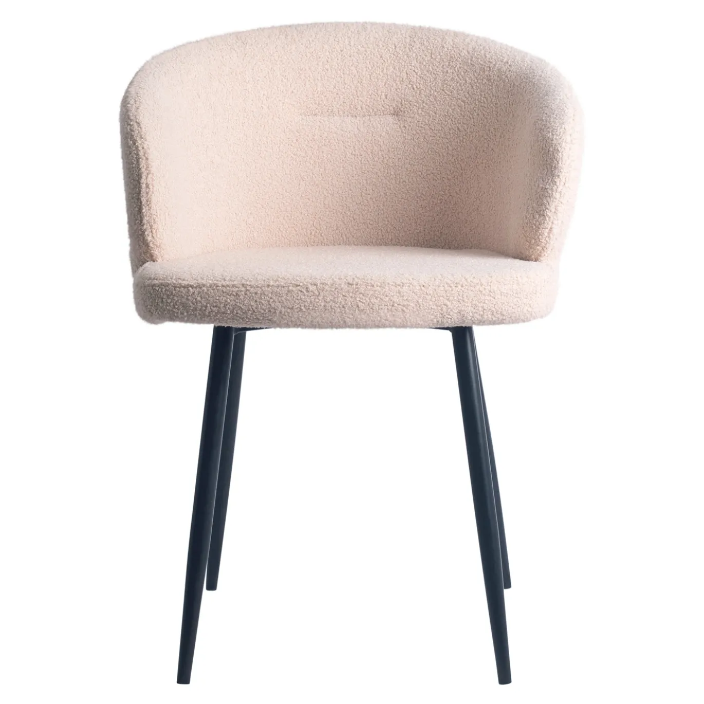 PTMD Stoel Move Teddy Sand Half Rond