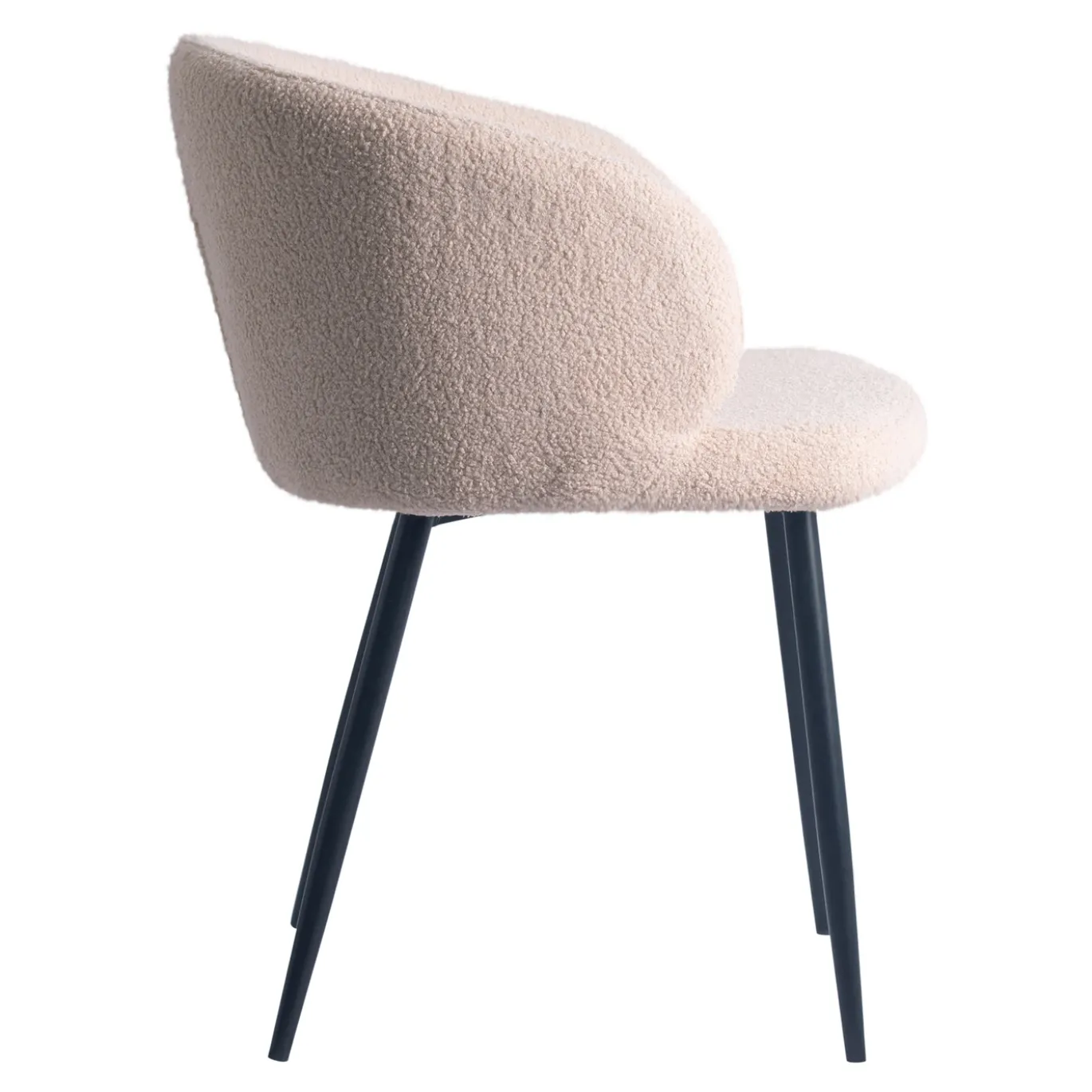 PTMD Stoel Move Teddy Sand Half Rond