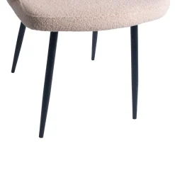 PTMD Stoel Move Teddy Sand Half Rond