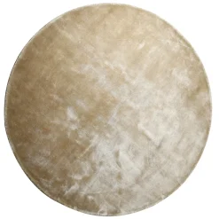 PTMD Vloerkleed Flavia Taupe Ø160cm