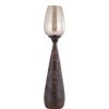 PTMD Windlicht Midi Bruin Mangohout L
