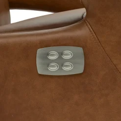 Relaxfauteuil Bull Bruin Leer - Giga Meubel