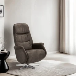 Relaxfauteuil Delta Grijs - Giga Meubel
