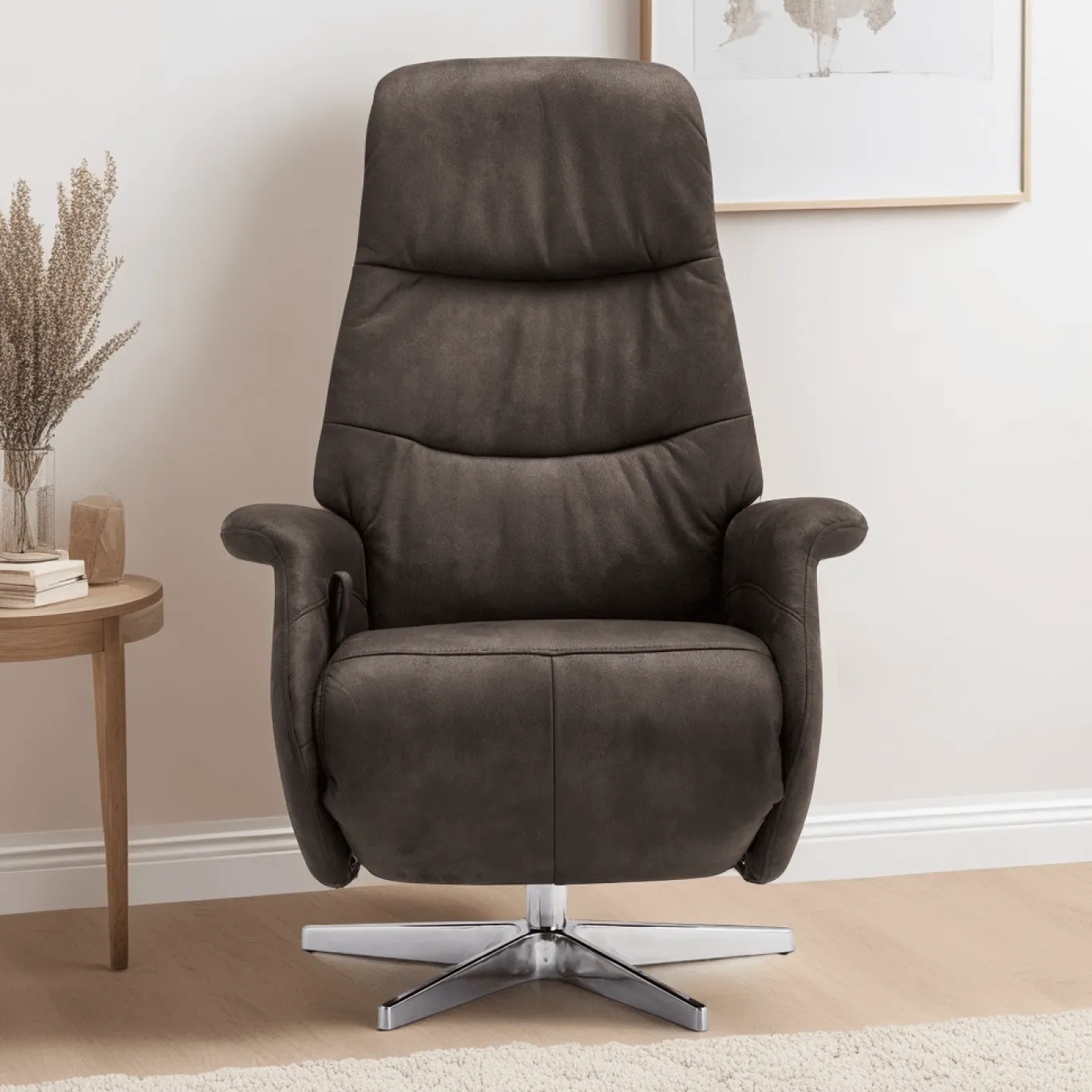 Relaxfauteuil Delta Grijs - Giga Meubel