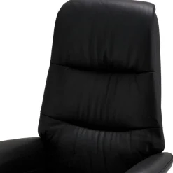 Relaxfauteuil Delta Zwart Leer - Giga Meubel