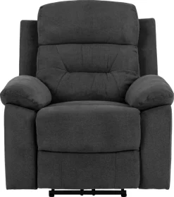 Relaxfauteuil Zarna Donkergrijs - Giga Living